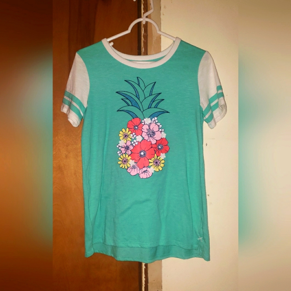 Cat & Jack Pineapple T-shirt, Girls XL (14-16)